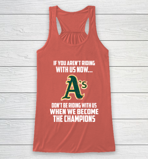 MLB Oakland Athletics Baseball We Become The Champions Racerback Tank 3