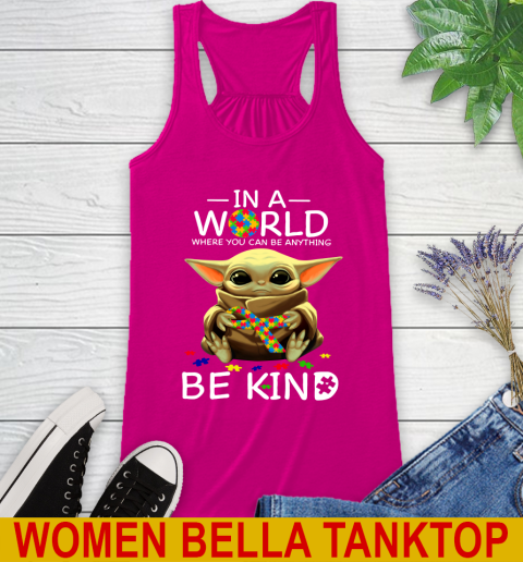 In The World Where You Can Be Anything Be Kind Autism Baby Yoda Shirts 42