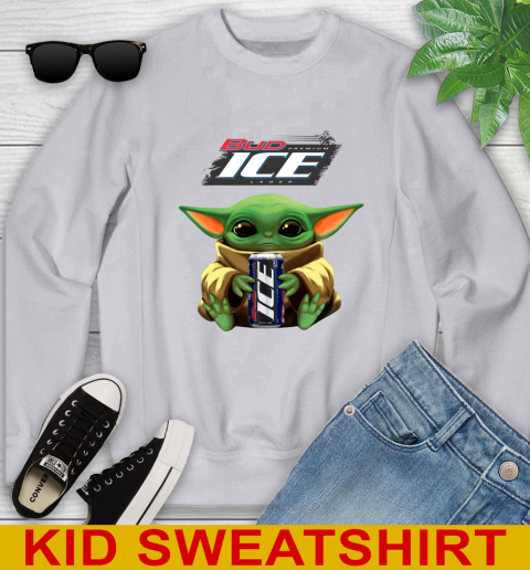 Star Wars Baby Yoda Hugs Bud Ice Beer Shirt 116