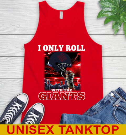 New York Giants NFL Football I Only Roll With My Team Sports Tank Top 5