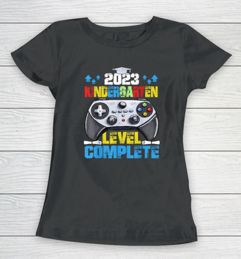 Kindergarten Level Complete Gamer Graduation Class of 2023 Women's T-Shirt