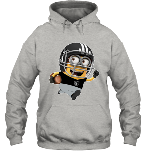 NFL Oakland Raiders Minions Disney Football Sports 36KojwK8MIr hoodie 23 95 151514 front ash