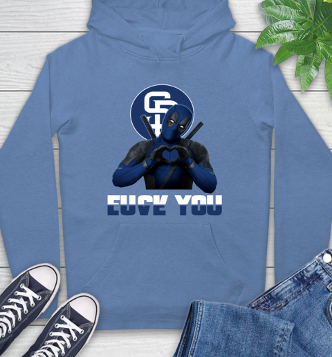 MLB San Diego Padres Deadpool Love You Fuck You Baseball Sports Hoodie 11