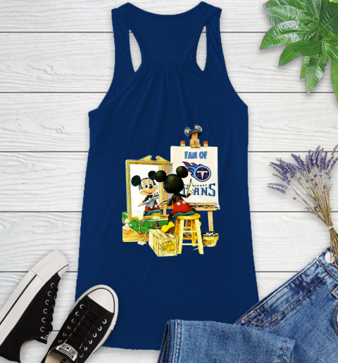 NFL Football Tennessee Titans Mickey Drawing Shirt 42