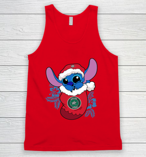Dallas Stars Christmas Stitch In The Sock Funny Disney NHL Tank Top 6