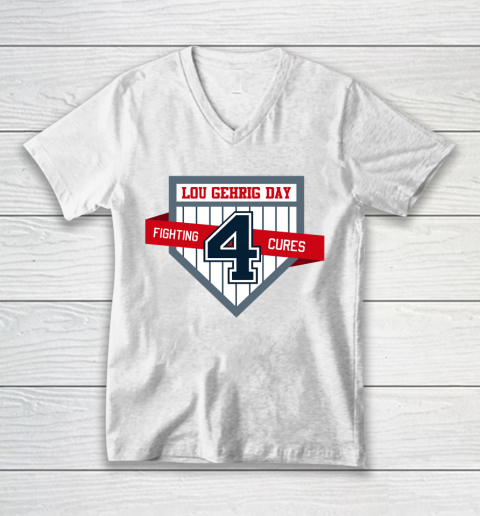 Lou Gehrig Day V-Neck T-Shirt