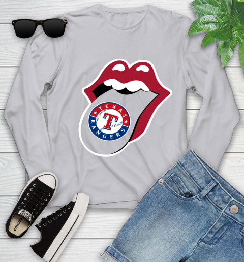 Texas Rangers MLB Baseball Lips I Root For My Team Adoring Fan 129