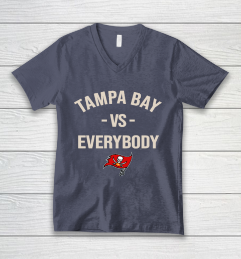 Tampa Bay Buccaneers Vs Everybody V-Neck T-Shirt 7