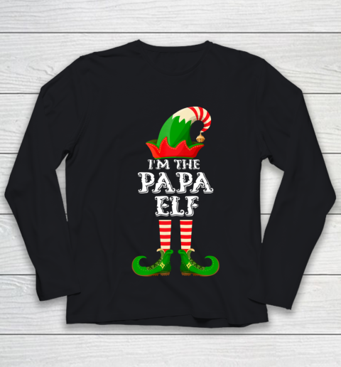 Papa Elf Funny Matching Family Group Christmas Gifts Youth Long Sleeve