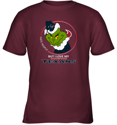 qum5 i hate people but i love my houston texans grinch nfl youth t shirt 26 front maroon