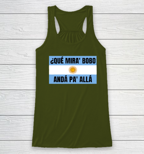 Qué Miras Bobo Racerback Tank 2