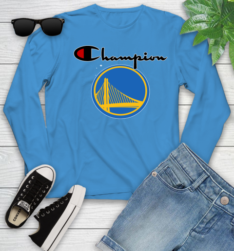 NBA Basketball Golden State Warriors Champion Shirt Youth Long Sleeve 5