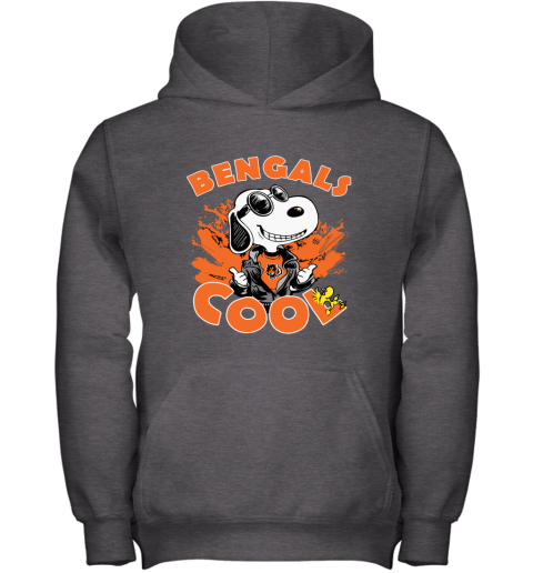 Youth Black/Heather Gray Cincinnati Bengals Play by Play Pullover