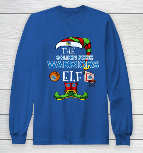 Golden State Warriors Christmas ELF Funny NBA Long Sleeve T-Shirt 6
