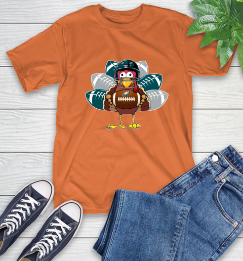 Philadelphia Eagles Turkey Thanksgiving Day T-Shirt 5