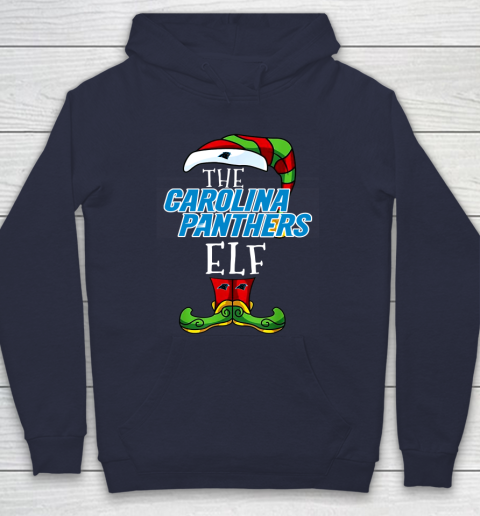Carolina Panthers Christmas ELF Funny NFL Hoodie 2