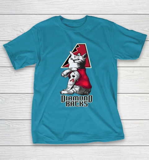 MLB Baseball My Cat Loves Arizona Diamondbacks T-Shirt 7