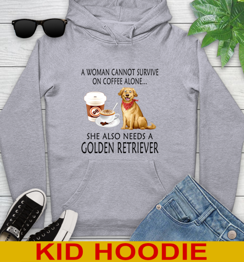 Women cannot survive on coffee alone she also need a GOLDEN tshirt 115