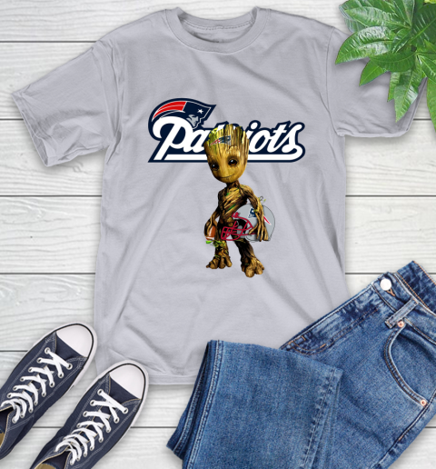 New England Patriots NFL Football Groot Marvel Guardians Of The Galaxy T-Shirt 6