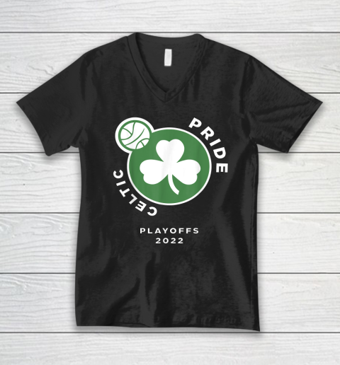Boston Playoffs 2022  Celtic Pride V-Neck T-Shirt