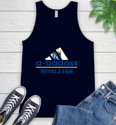 MLB A Badass Kansas City Royals Fan Adidas Baseball Sports Tank Top 2