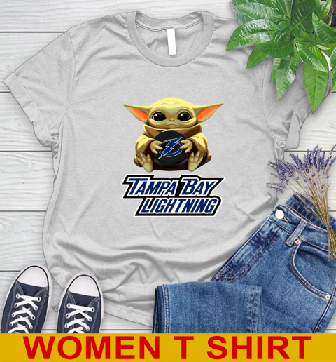 NHL Hockey Tampa Bay Lightning Star Wars Baby Yoda Shirt 89