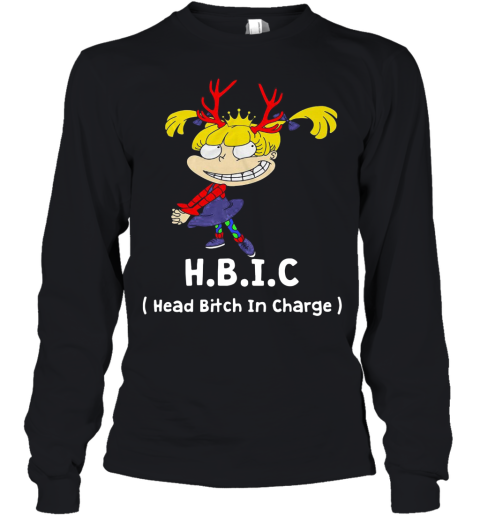 H B I C Head Bitch In Charge Youth Long Sleeve