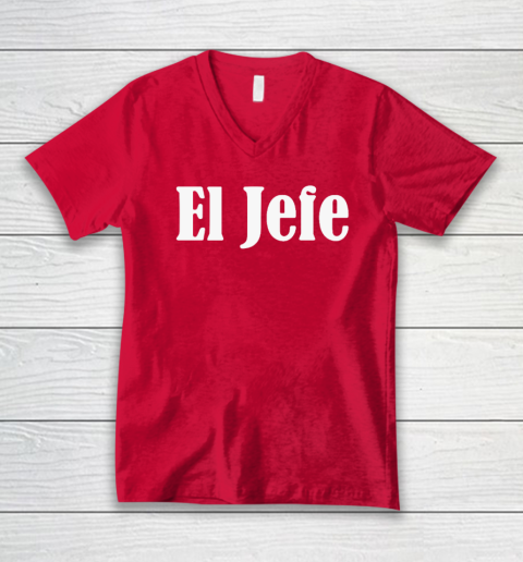 Coach Pop El Jefe (print on front and back) V-Neck T-Shirt 5