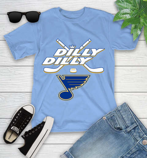 NHL St.Louis Blues Dilly Dilly Hockey Sports Youth T-Shirt 11