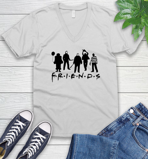 Friends Halloween V-Neck T-Shirt