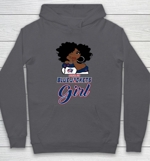 Columbus Blue Jackets Girl NHL Hoodie 7