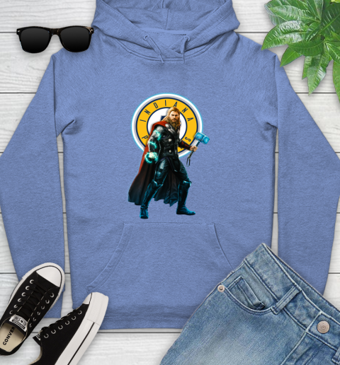 NBA Thor Avengers Endgame Basketball Indiana Pacers Youth Hoodie 12
