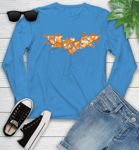 NHL Toronto Maple Leafs Batman Logo DC Hockey Sports Shirts Youth Long Sleeve 8