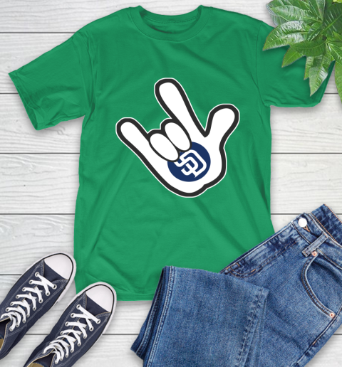 San Diego Padres MLB Baseball Mickey Rock Hand Disney T-Shirt 7