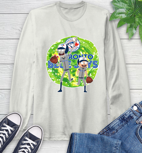 MLB Toronto Blue Jays Rick And Morty Baseball Sports Long Sleeve T-Shirt 12