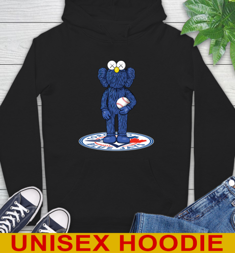 MLB Baseball Toronto Blue Jays Kaws Bff Blue Figure Shirt Hoodie 2