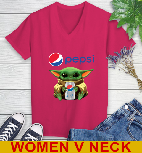 Star Wars Baby Yoda Hugs Diet Pepsi Soft Drink Shirt 86