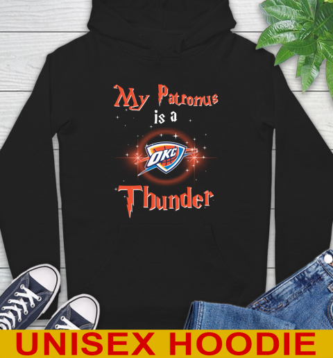 NBA Basketball Harry Potter My Patronus Is A Oklahoma City Thunder Hoodie