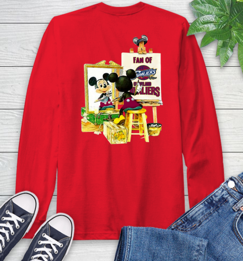 NBA Basketball Cleveland Cavaliers Mickey Drawing Shirt 65