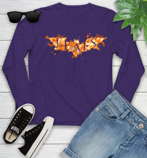 NHL Toronto Maple Leafs Batman Logo DC Hockey Sports Shirts Youth Long Sleeve 4
