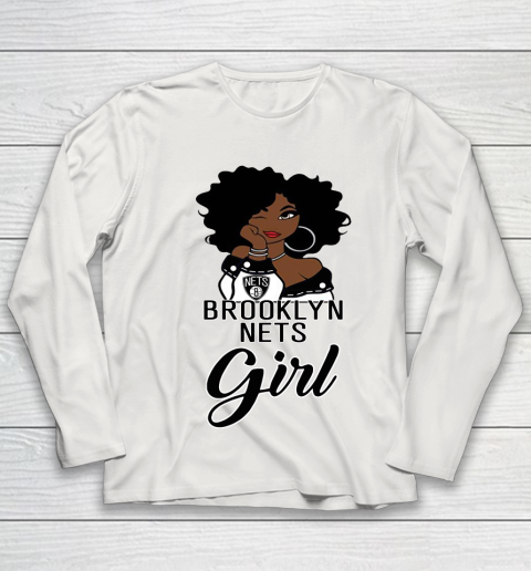 Brooklyn Nets Girl NBA Youth Long Sleeve 11