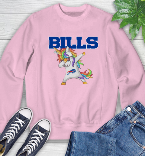 Buffalo Bills NFL Football Funny Unicorn Dabbing Sports Sweatshirt 9