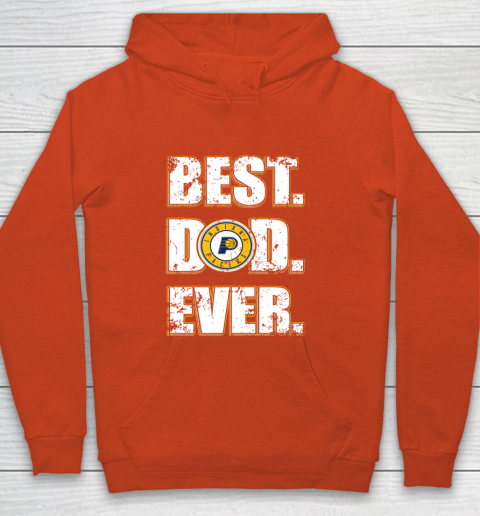 NBA Indiana Pacers Basketball Best Dad Ever Family Shirt Youth Hoodie 3