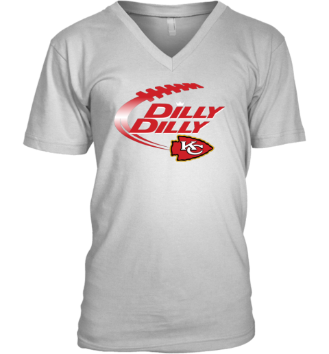 Dilly Dilly Kansas City Chiefs Nfl V-Neck T-Shirt