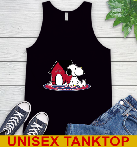 MLB Baseball Atlanta Braves Snoopy The Peanuts Movie Shirt Tank Top 2