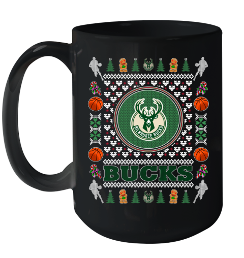 Milwaukee Bucks Merry Christmas NBA Basketball Loyal Fan Ceramic Mug 15oz