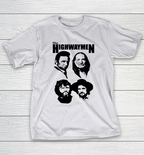 Willie Nelson Johnny Cash Outlaw Country Super Group The Highwaymen T-Shirt 9