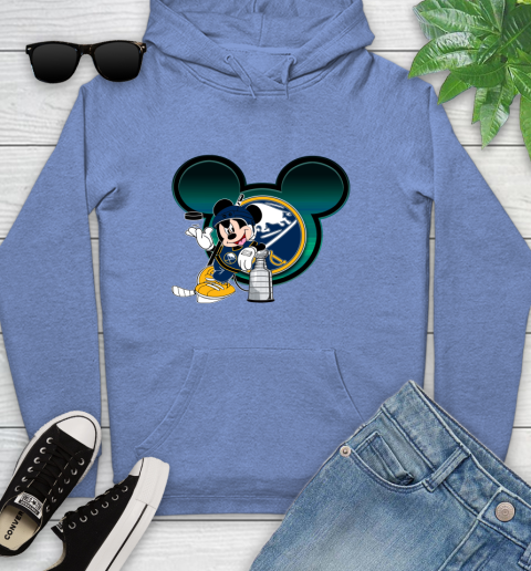 NHL Buffalo Sabres Stanley Cup Mickey Mouse Disney Hockey T Shirt Youth Hoodie 12