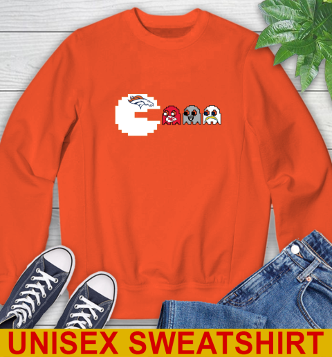 Denver Broncos NFL Football Pac Man Champion Sweatshirt 4