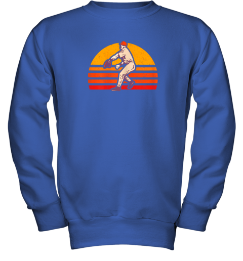 wdkg retro vintage baseball pitcher gift baseball lover youth sweatshirt 47 front royal